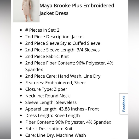 Women’s Dress with jacket - Picture 12 of 16